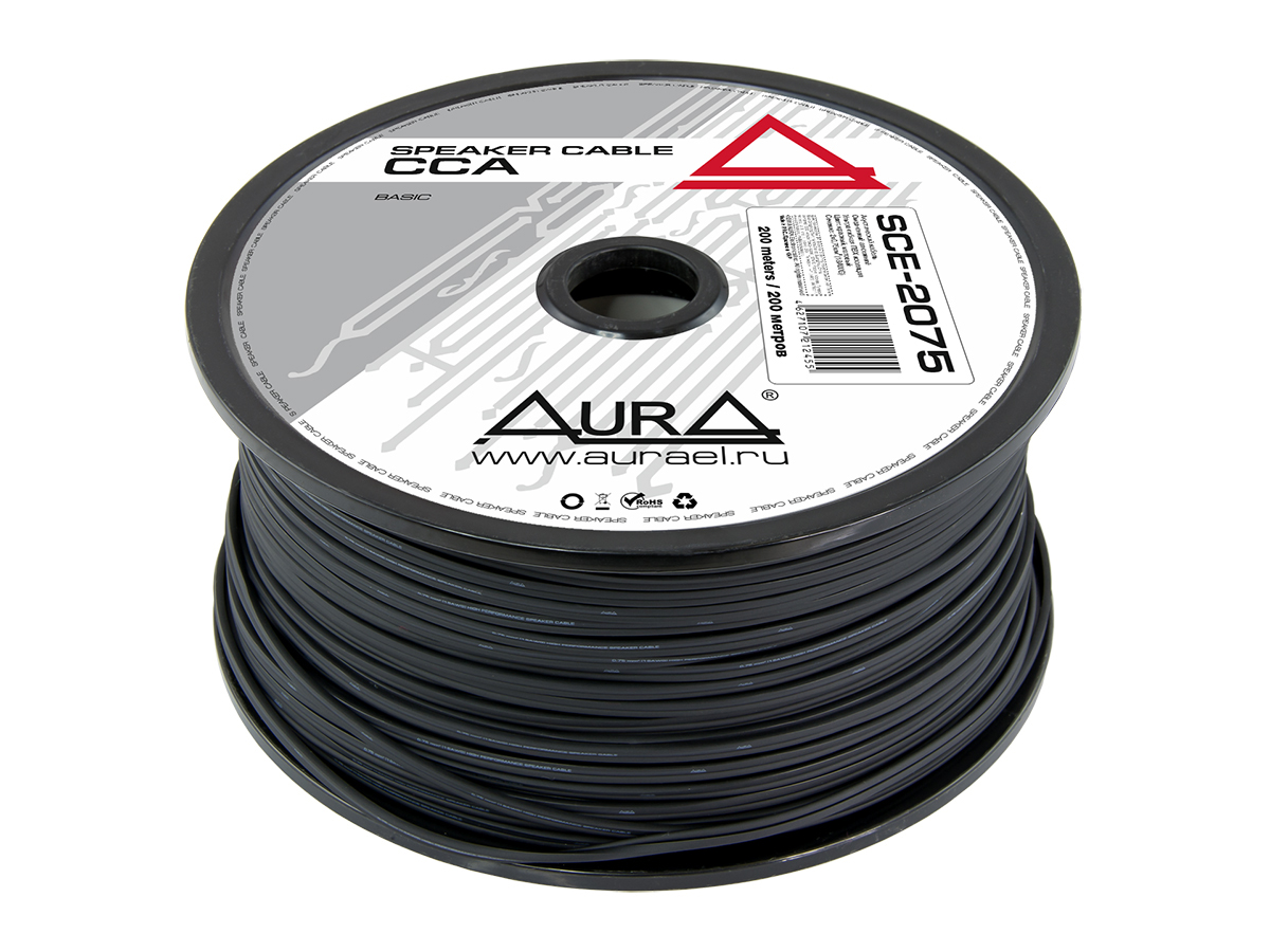 AURA SCE-2075 MkII 2х0,75 алюминиевый акустический кабель